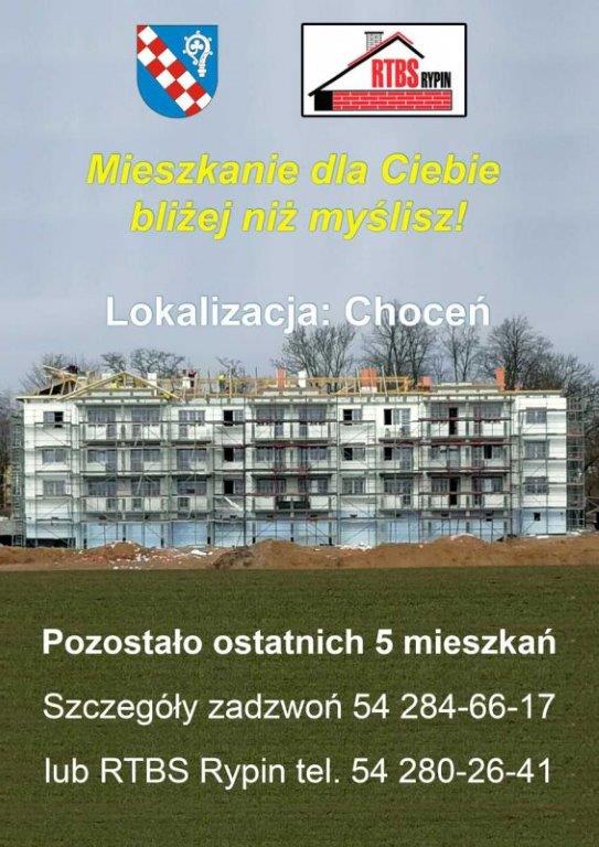 Mieszkanie bliżej niż myślisz Choceń 87351